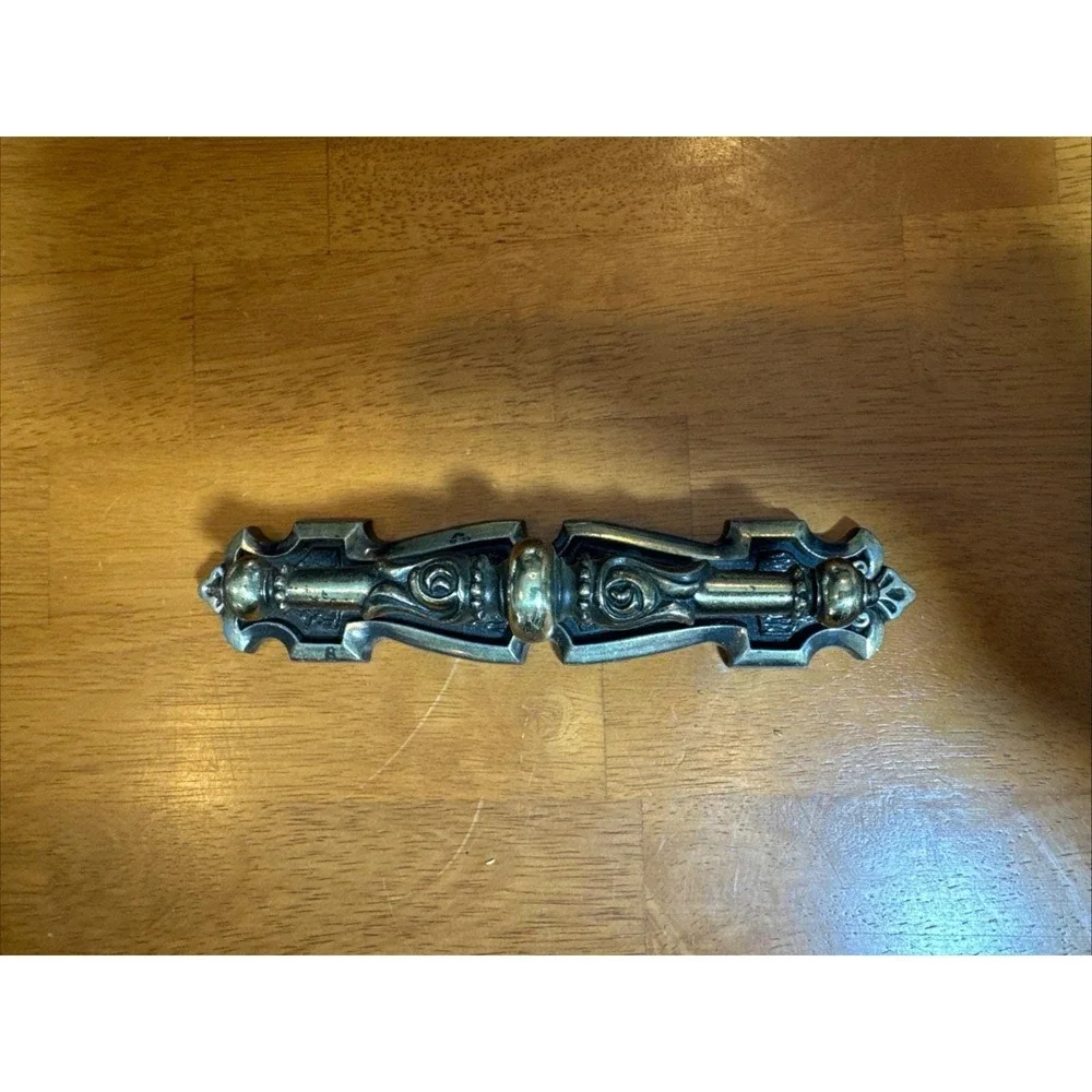 Vintage Hardware Backplate and Drawer Pull Cabinet Handle Antique